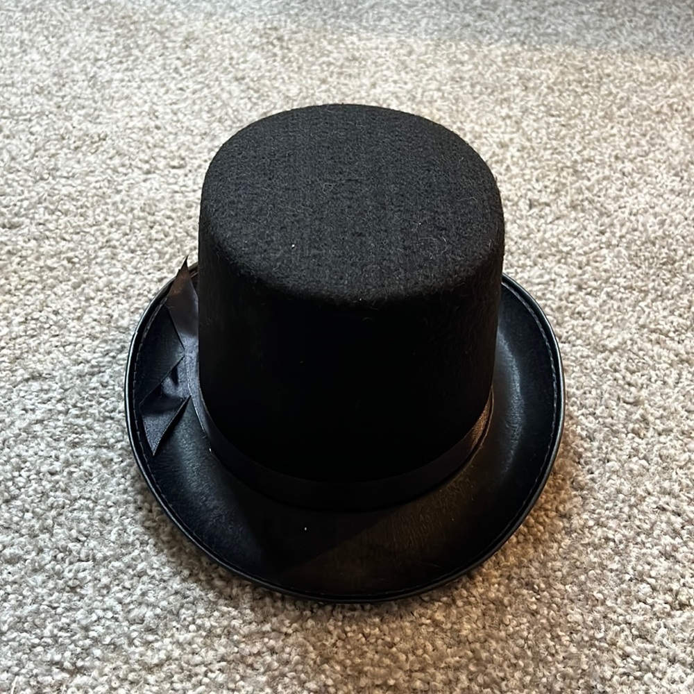 Halloween Costume Black Top Hat